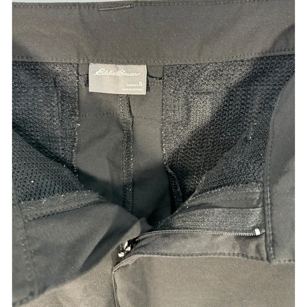 Eddie Bauer First Ascent Womens 6 Hiking Pants Gray Roll Up Cargo D3761259